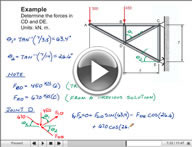 Play Statics Truss Analysis Video