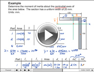 Play Statics Centroids & Moment of Inertia Video